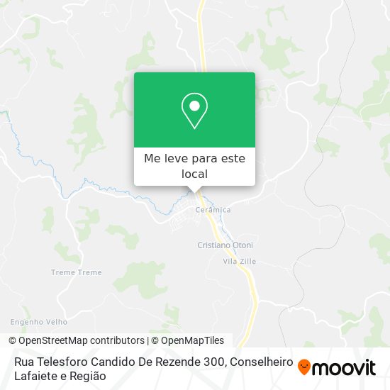 Rua Telesforo Candido De Rezende 300 mapa