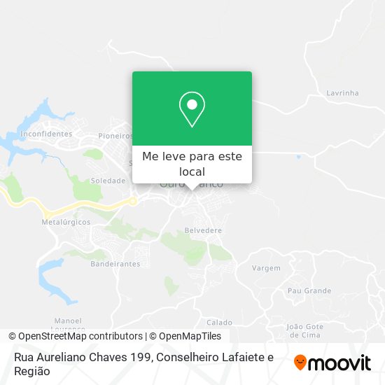 Rua Aureliano Chaves 199 mapa