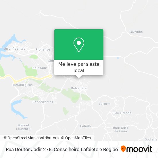 Rua Doutor Jadir 278 mapa