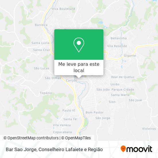 Bar Sao Jorge mapa