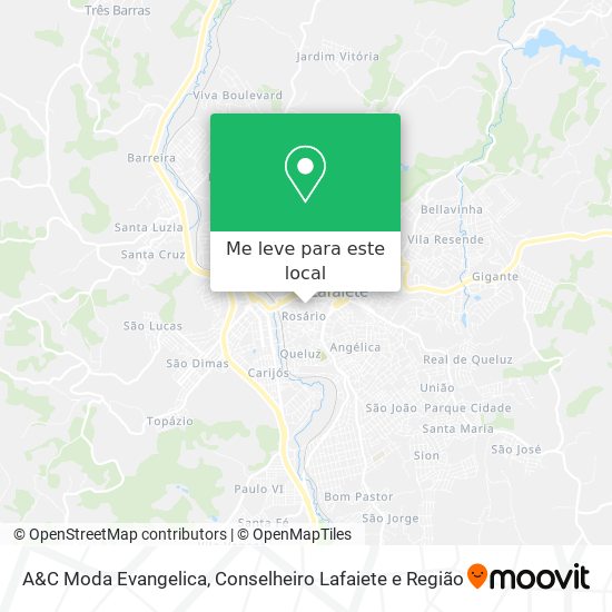 A&C Moda Evangelica mapa
