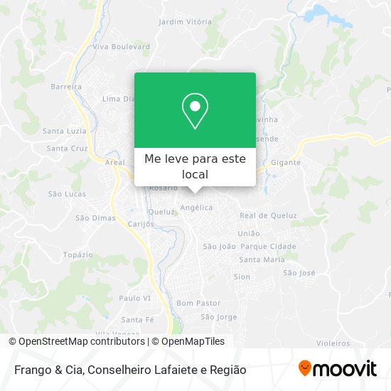 Frango & Cia mapa