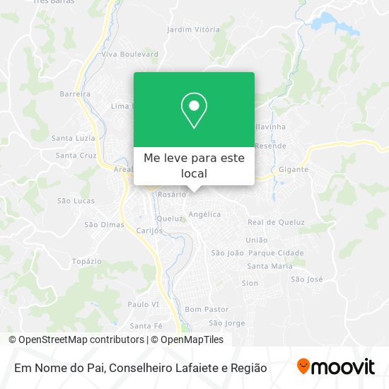 Em Nome do Pai mapa