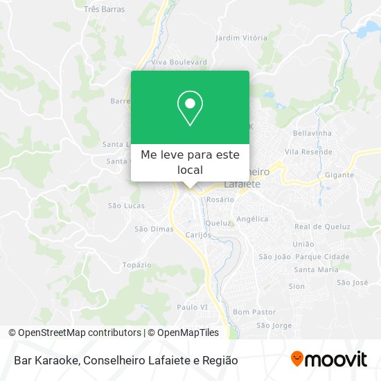 Bar Karaoke mapa