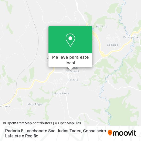 Padaria E Lanchonete Sao Judas Tadeu mapa