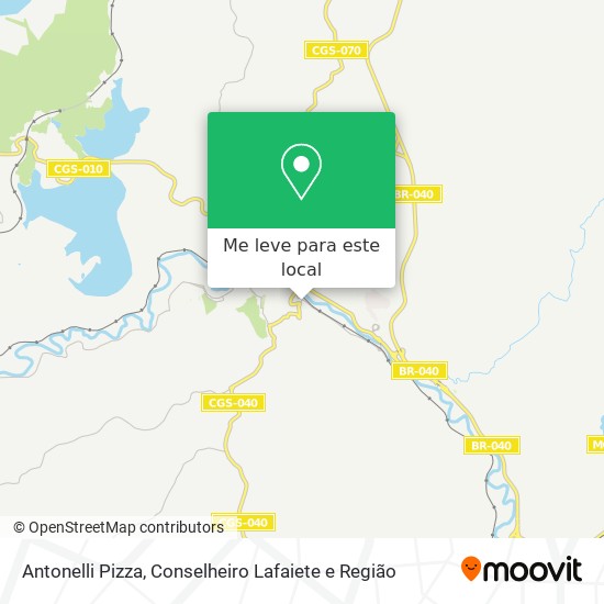 Antonelli Pizza mapa