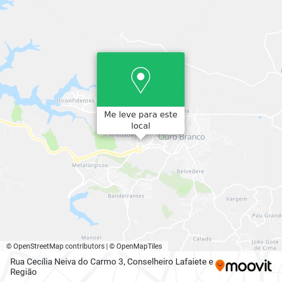 Rua Cecília Neiva do Carmo 3 mapa