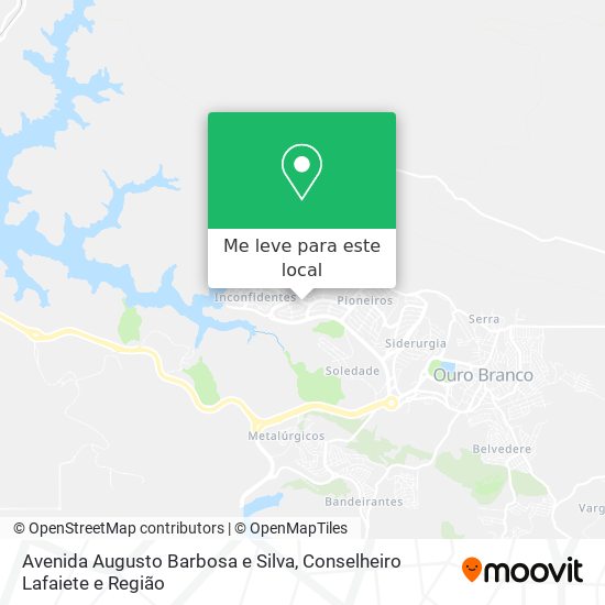 Avenida Augusto Barbosa e Silva mapa