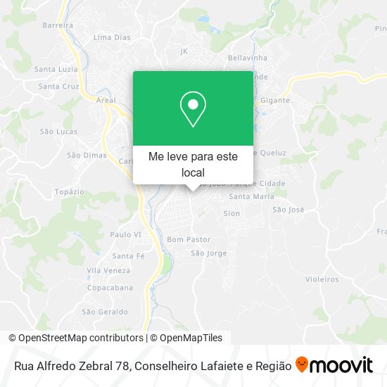 Rua Alfredo Zebral 78 mapa