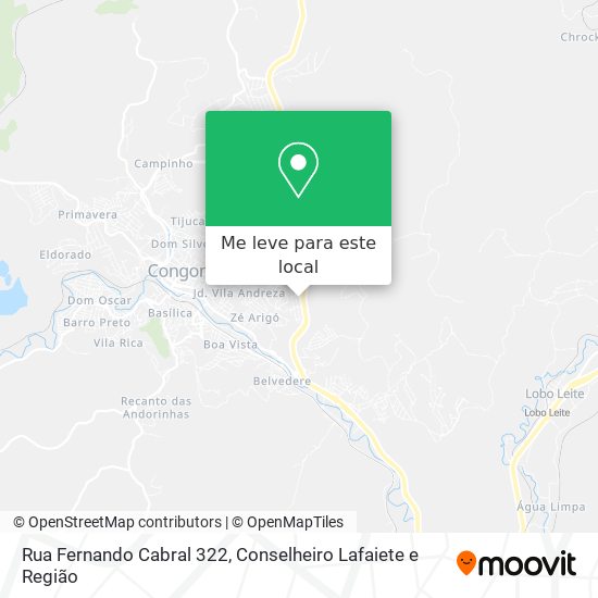 Rua Fernando Cabral 322 mapa