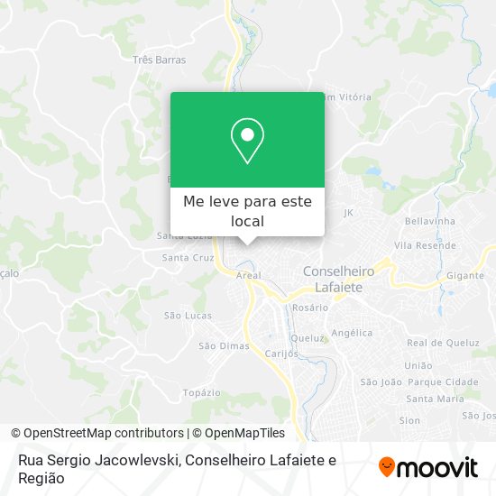 Rua Sergio Jacowlevski mapa