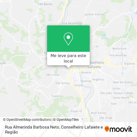 Rua Almerinda Barbosa Neto mapa