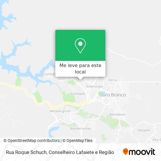 Rua Roque Schuch mapa