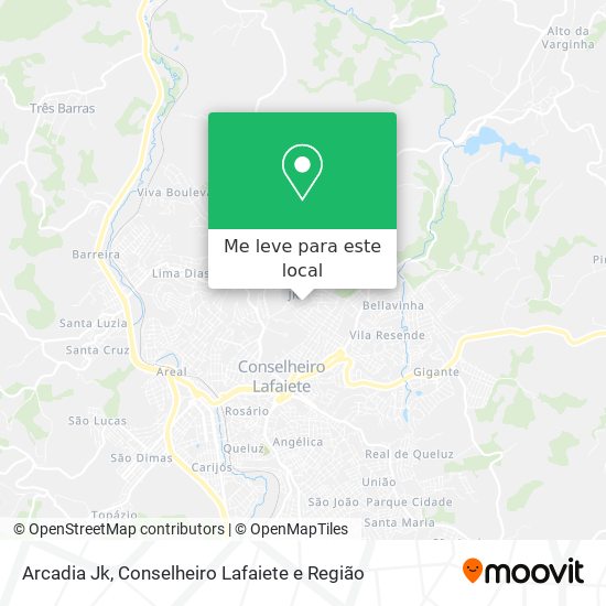 Arcadia Jk mapa