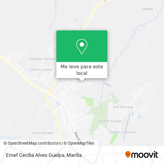 Emef Cecília Alves Guelpa mapa