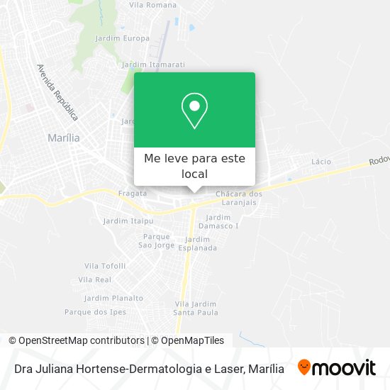 Dra Juliana Hortense-Dermatologia e Laser mapa