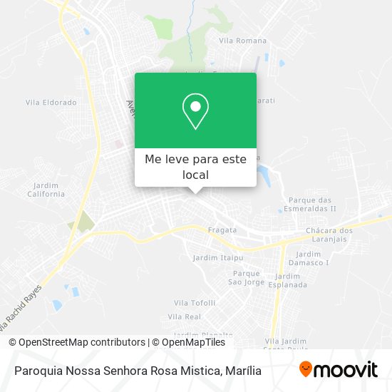 Paroquia Nossa Senhora Rosa Mistica mapa
