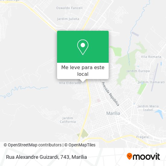 Rua Alexandre Guizardi, 743 mapa