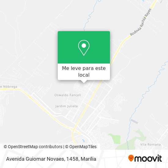 Avenida Guiomar Novaes, 1458 mapa