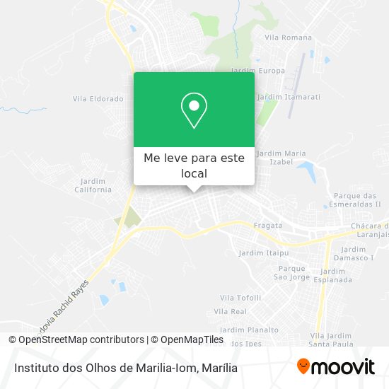 Instituto dos Olhos de Marilia-Iom mapa