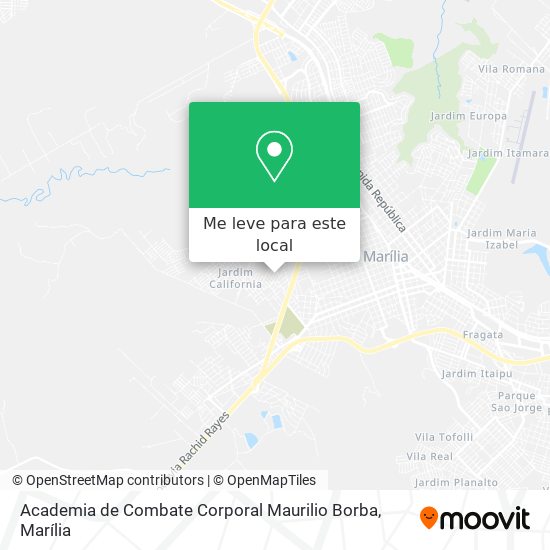 Academia de Combate Corporal Maurilio Borba mapa