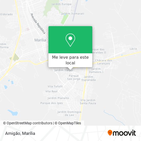 Amigão mapa