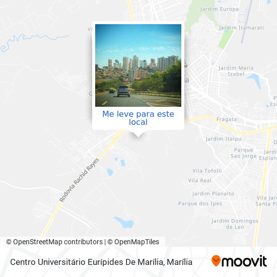Centro Universitário Eurípides De Marília mapa