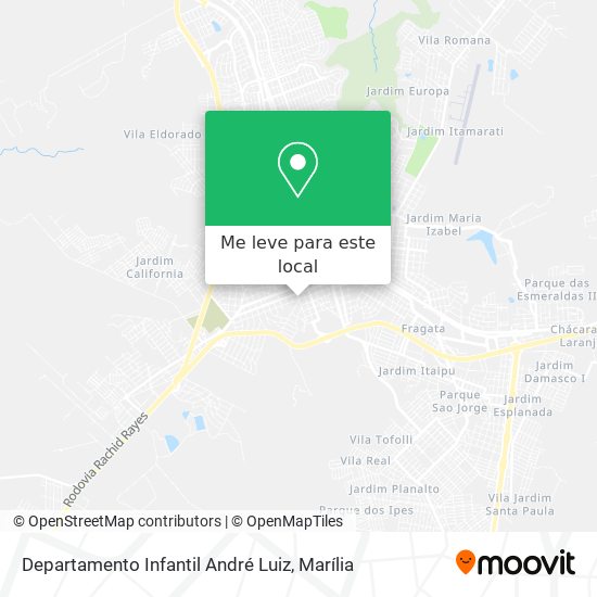 Departamento Infantil André Luiz mapa