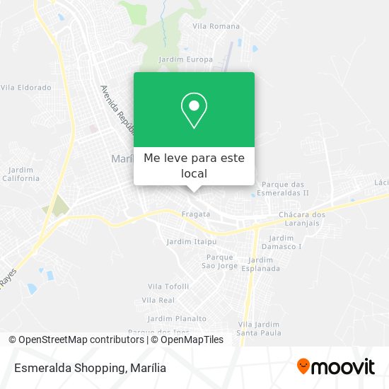 Esmeralda Shopping mapa