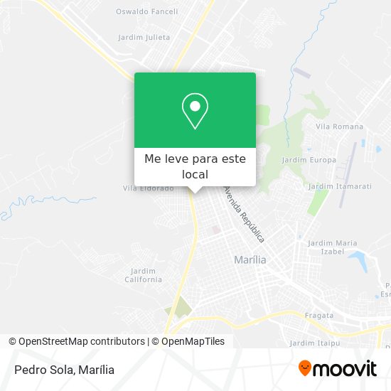 Pedro Sola mapa