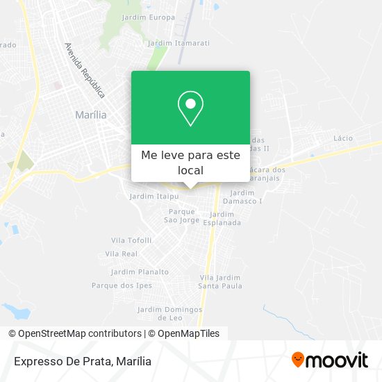 Expresso De Prata mapa
