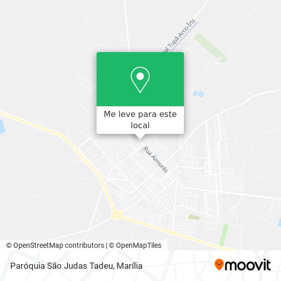 Paróquia São Judas Tadeu mapa