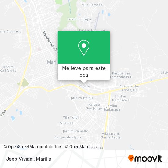 Jeep Viviani mapa