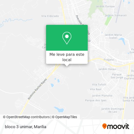 bloco 3 unimar mapa