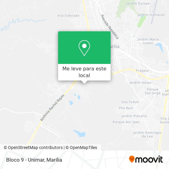 Bloco 9 - Unimar mapa