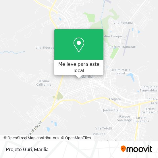 Projeto Guri mapa