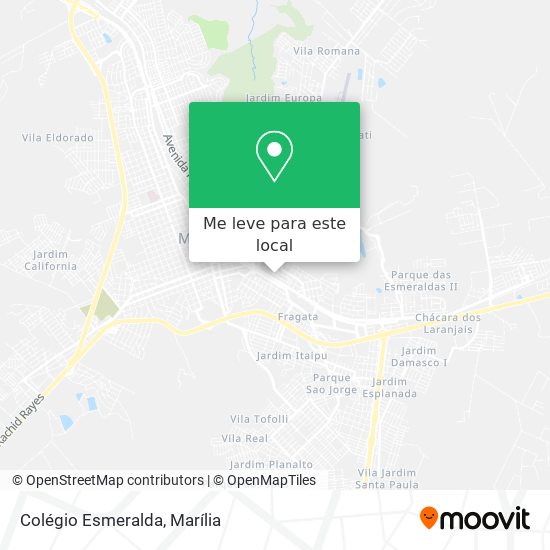 Colégio Esmeralda mapa
