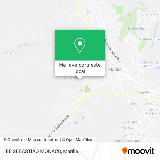 EE SEBASTIÃO MÔNACO mapa