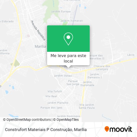 Construfort Materiais P Construção mapa