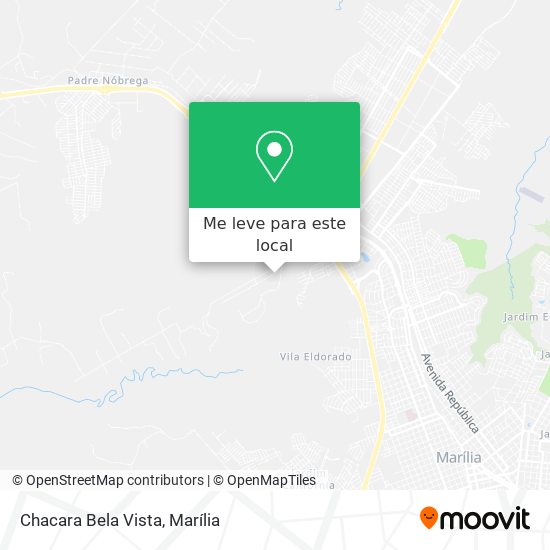 Chacara Bela Vista mapa