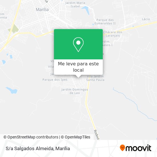 S/a Salgados Almeida mapa