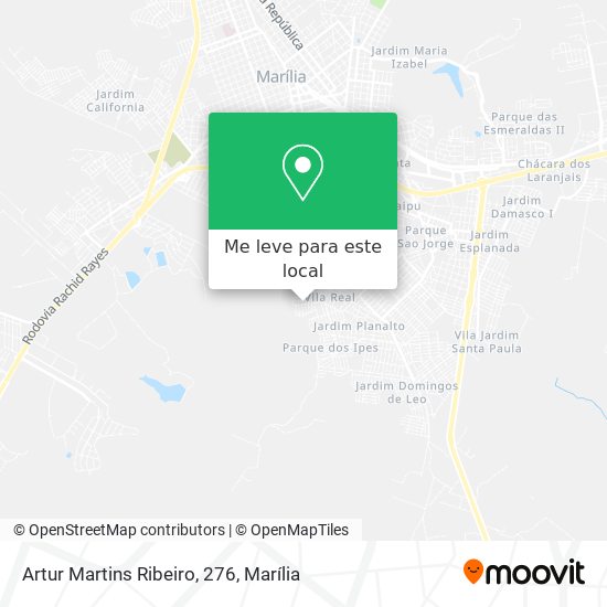 Artur Martins Ribeiro, 276 mapa