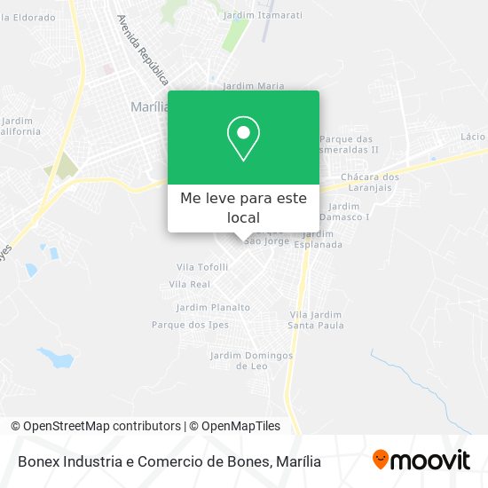 Bonex Industria e Comercio de Bones mapa