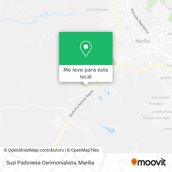Suzi Padovese Cerimonialista mapa