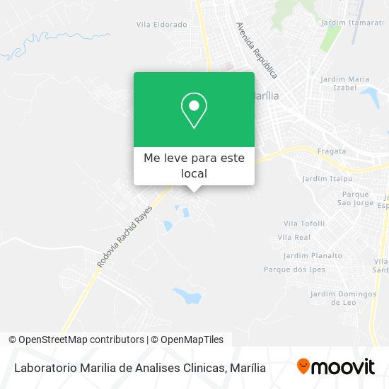 Laboratorio Marilia de Analises Clinicas mapa