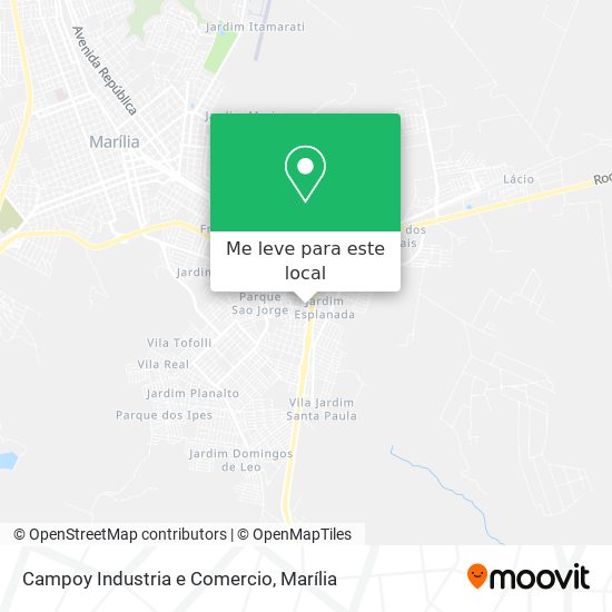 Campoy Industria e Comercio mapa