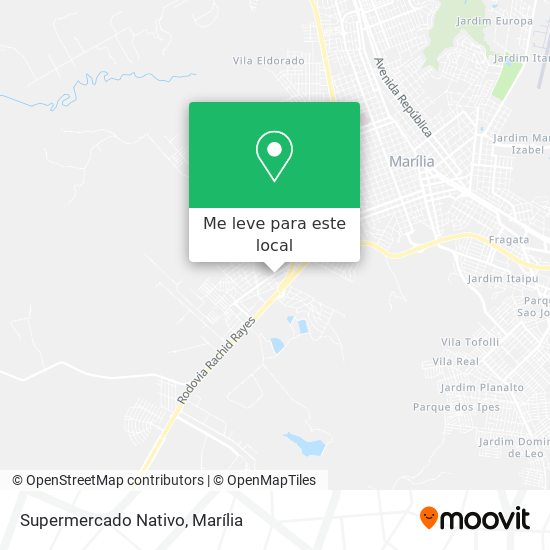 Supermercado Nativo mapa