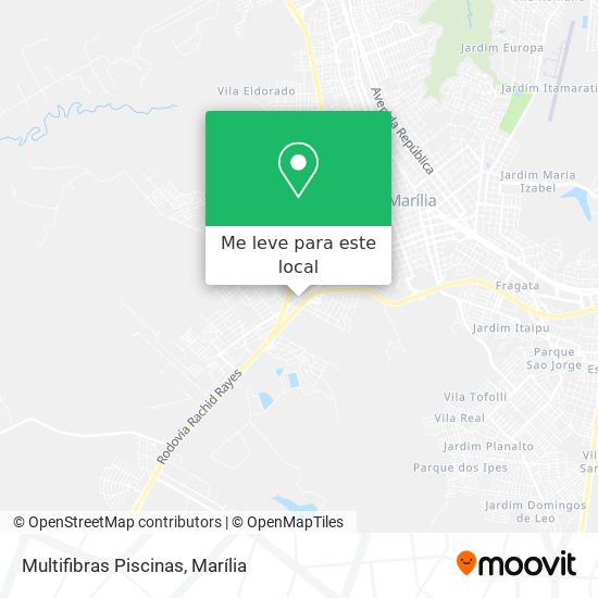 Multifibras Piscinas mapa