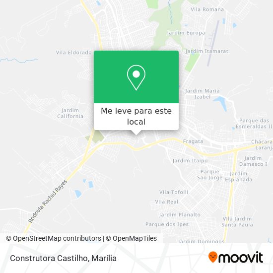Construtora Castilho mapa