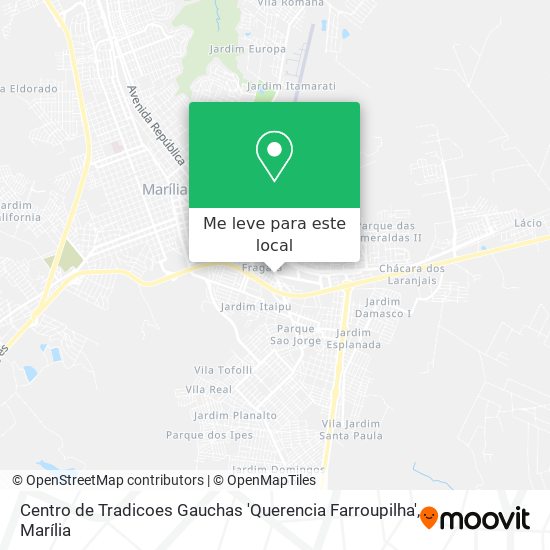 Centro de Tradicoes Gauchas 'Querencia Farroupilha' mapa
